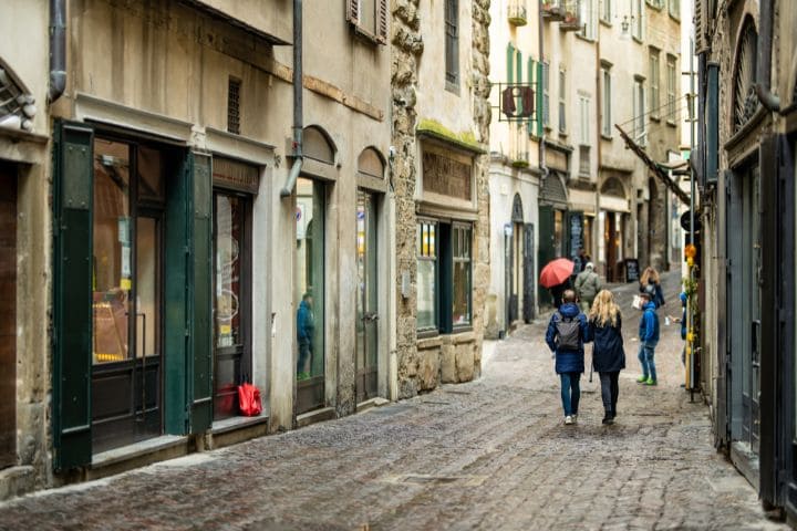 Città alta bergamo visitare con appartamento DolceVita